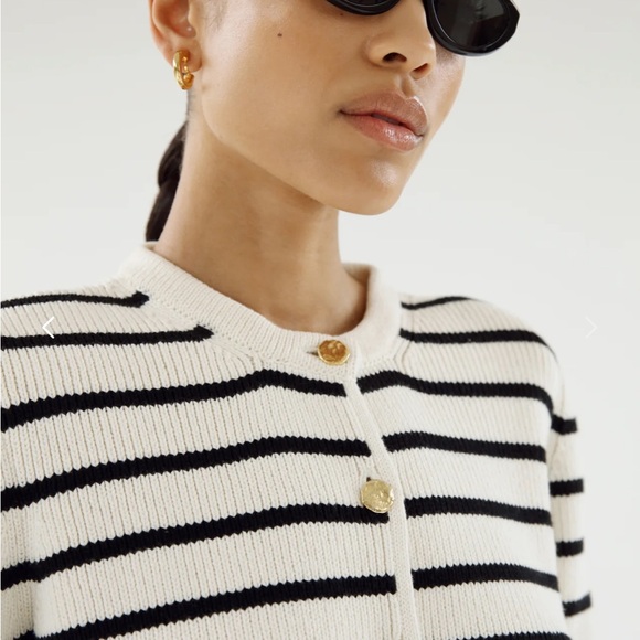 Almada The Label Striped Nova Cardigan - Picture 2 of 16
